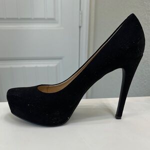 CL by Laundry Black Platform Stiletto Heels